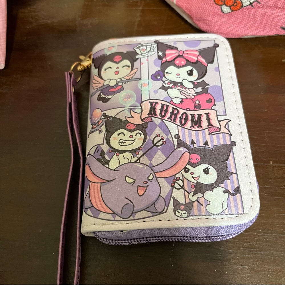 Hello Kitty Kuromi Small Wallet